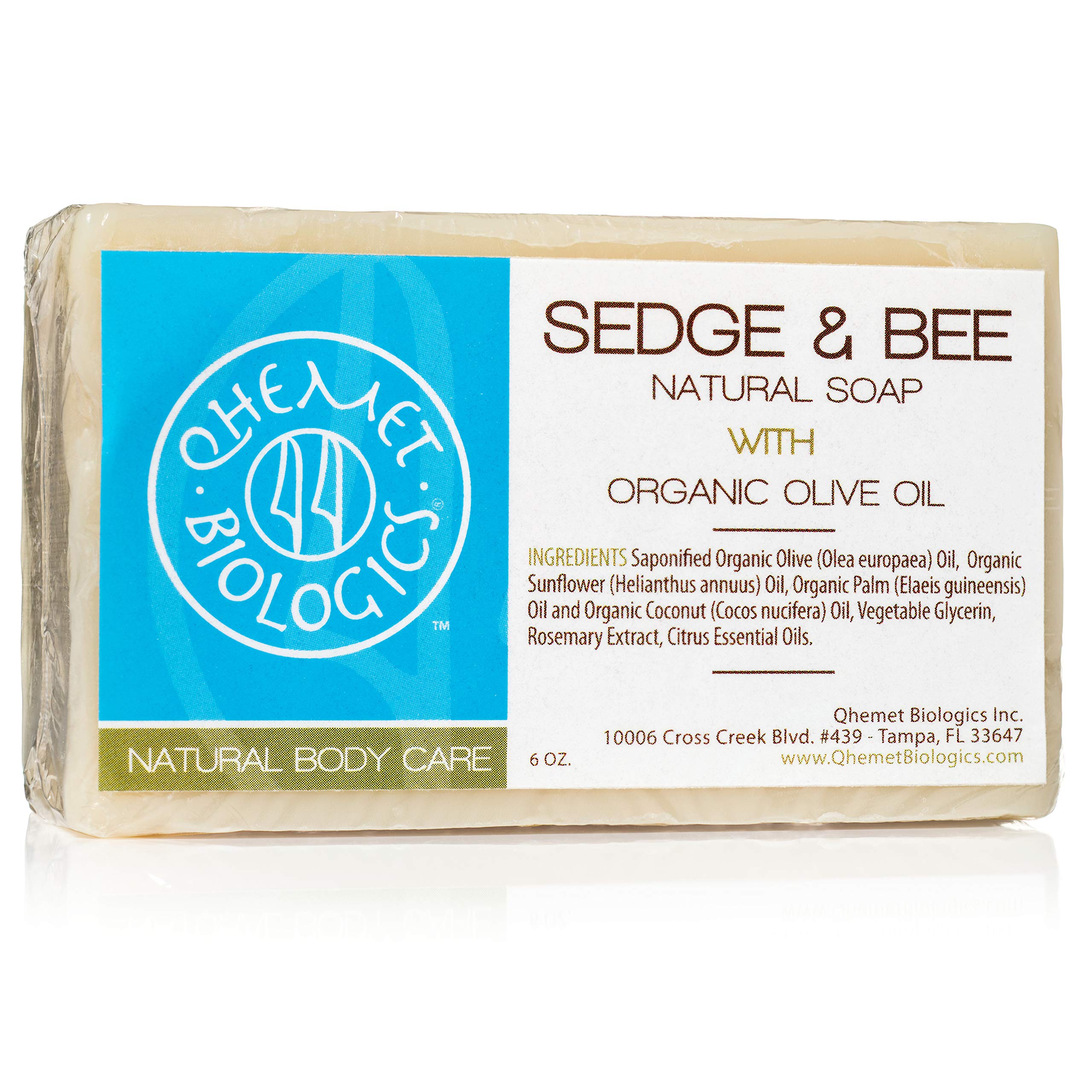 Qhemet Biologics Sedge and Bee Natural Soap