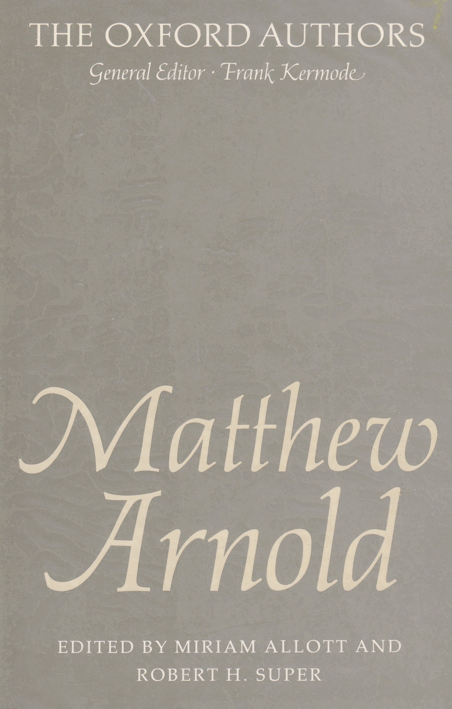 Matthew Arnold