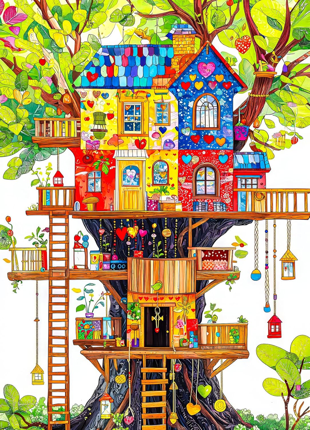 Bgraamiens -Magic Dwelling Jigsaw Puzzle for Adults 1000 Piece