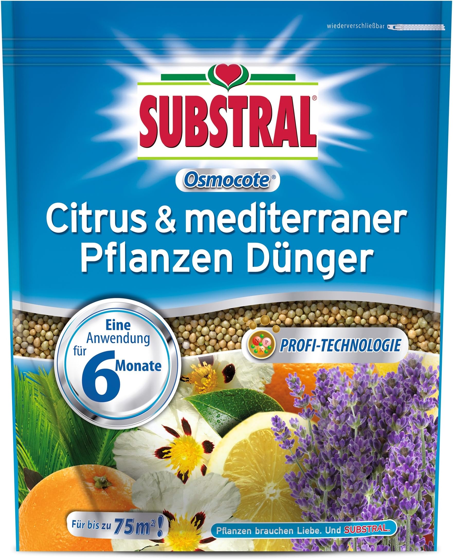 Substral Osmocote Citrus & Mediterranean Plant Fertilizer - 1,5 KG
