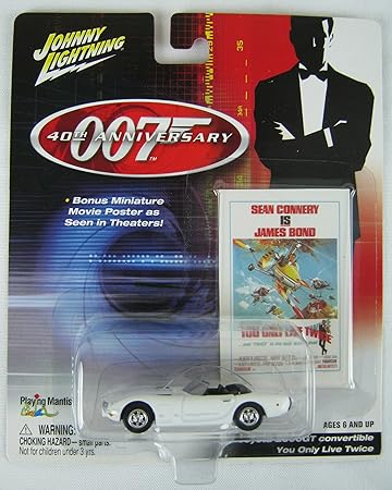 Johnny Lightning Die Cast Car 007 James Bond You Only Live Twice Toyota 00gt Convertible Amazon In Toys Games