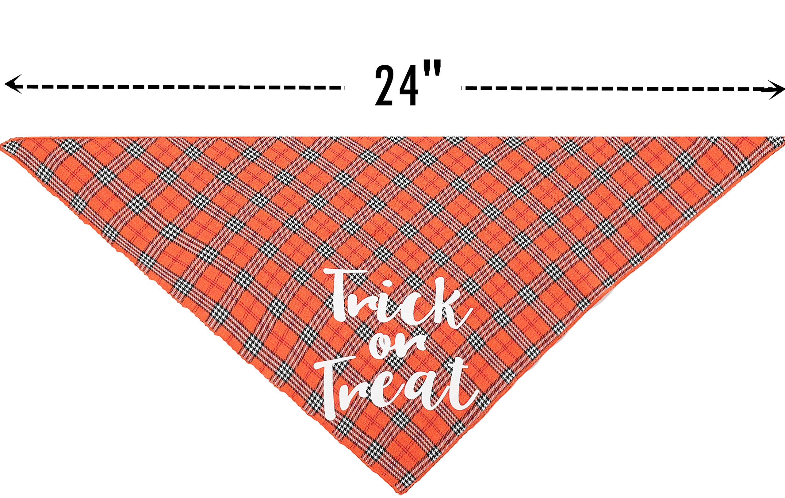 JPB - Bandana per Halloween per Cani, Accessori Cane, Motivo a Quadri