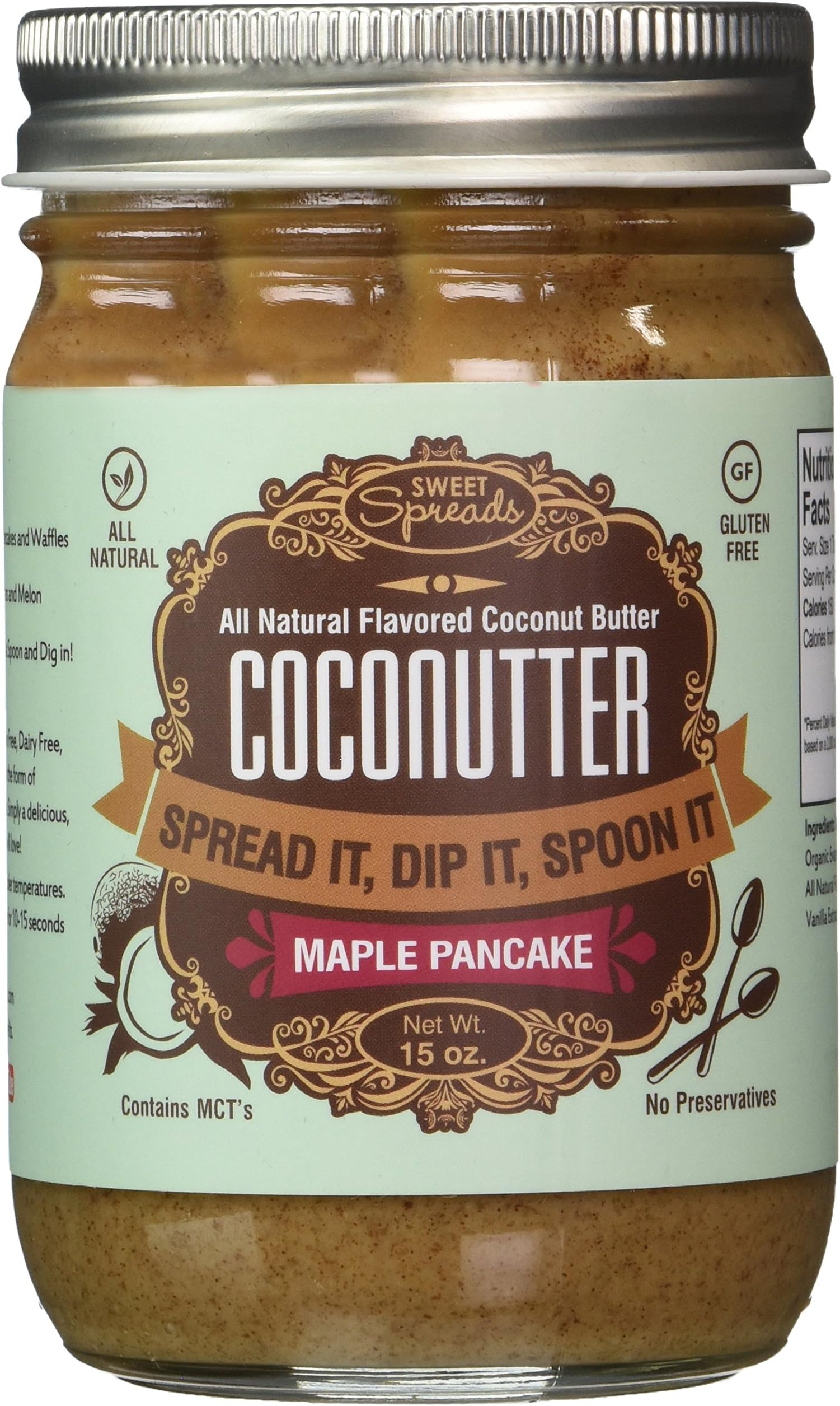 Coconutter, Maple Pancake, 15 Ounce