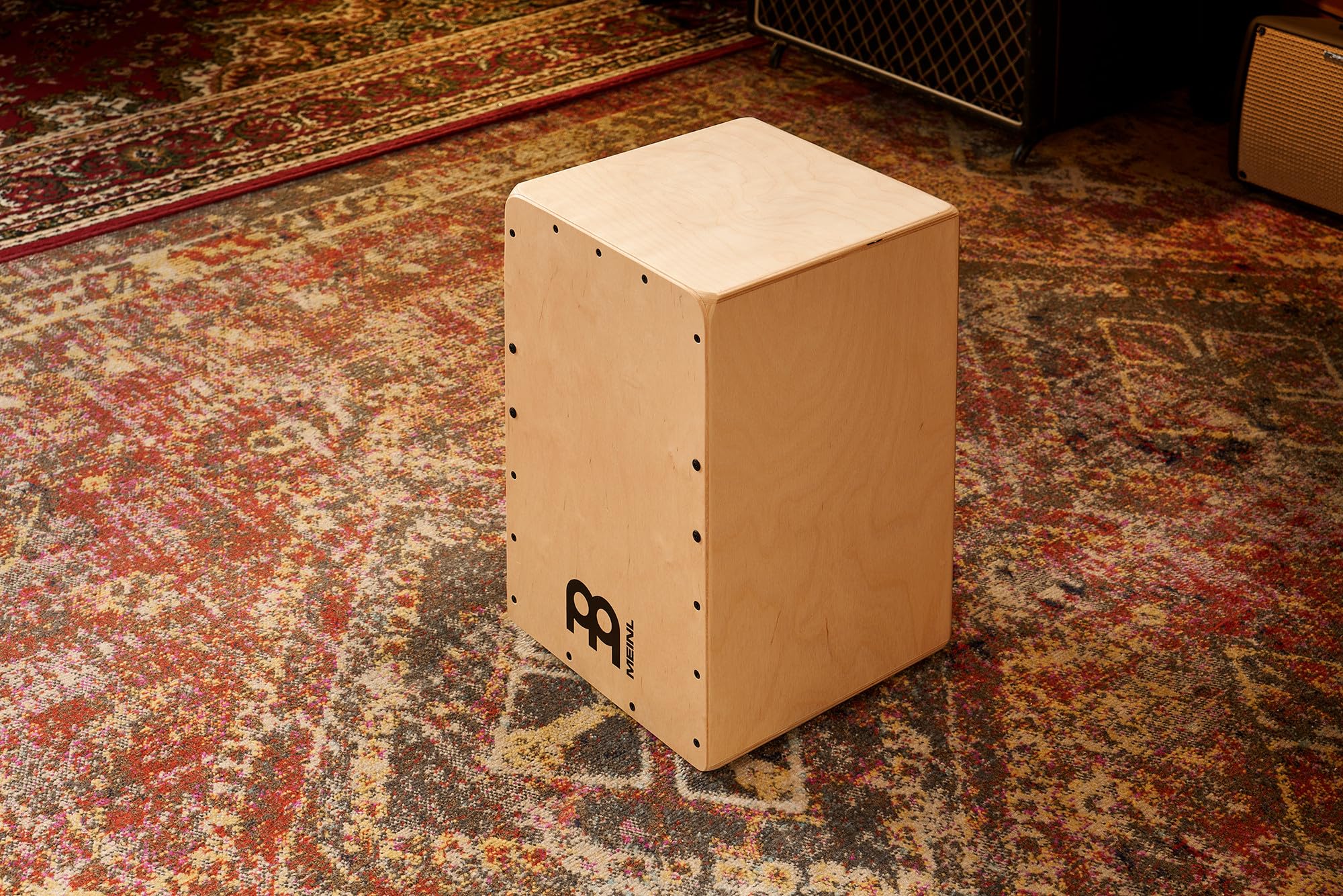 Meinl Percussion Pickup Snarecraft Cajon - Grande Drum Box con Pickup, Rullante e Basso - Superficie di Suono in Betulla del Baltico (PSC100NT)