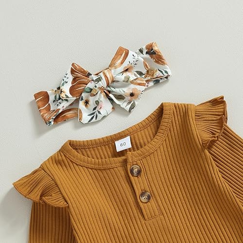 Miniatura 5 de FYBITBO Conjunto de ropa para bebé recién nacida para el día de San Valentín, mameluco para papá, camiseta con estampado de corazón y pantalones