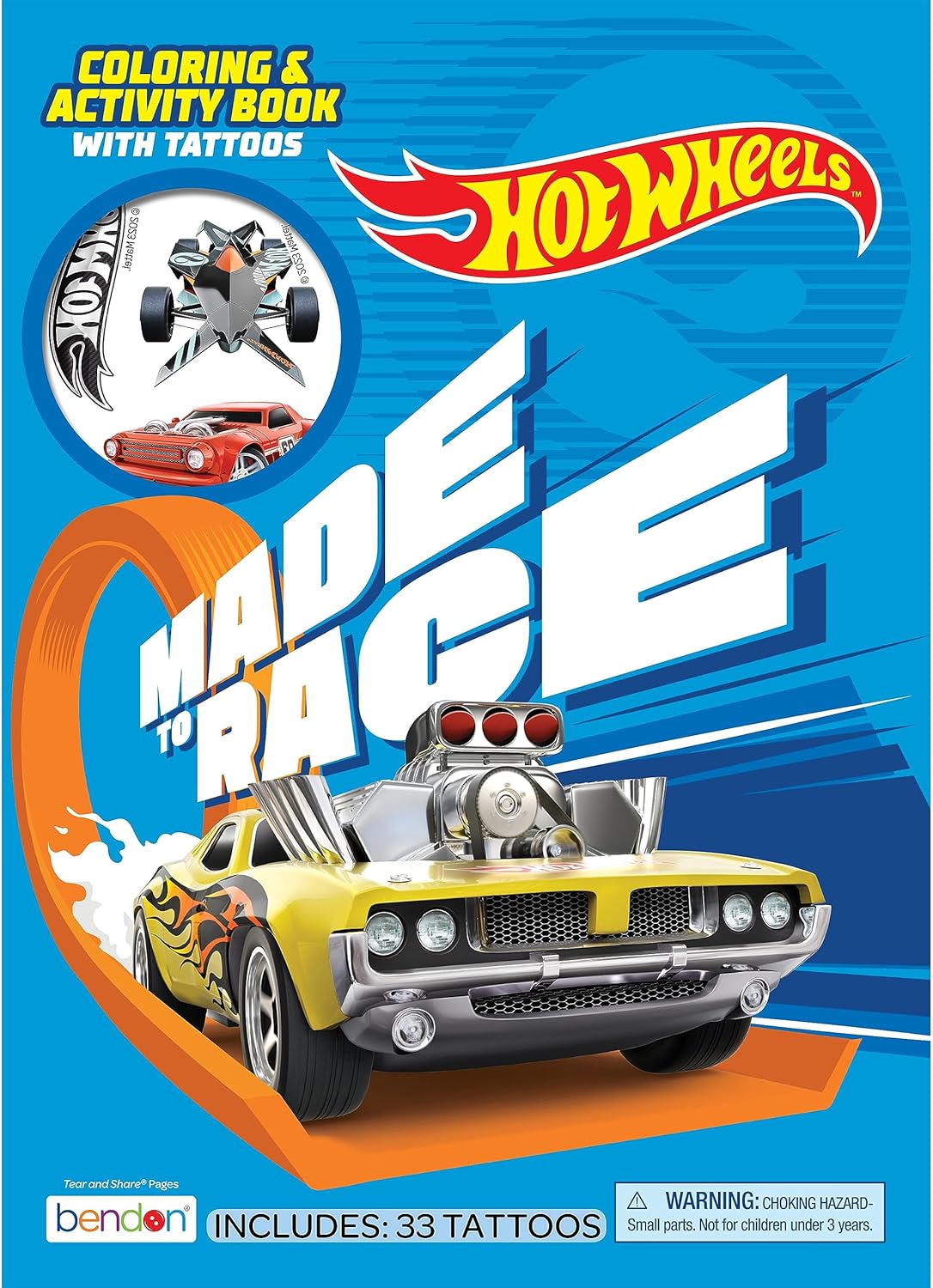 Hot Wheels Play Packs | Race Car Party Favors | Hot Wheels Party Favors | 10 Play Packs | Hot Wheels Coloring Pad, 2 Mini Crayons, and Sticker | 10-Pack | Officially Licensed