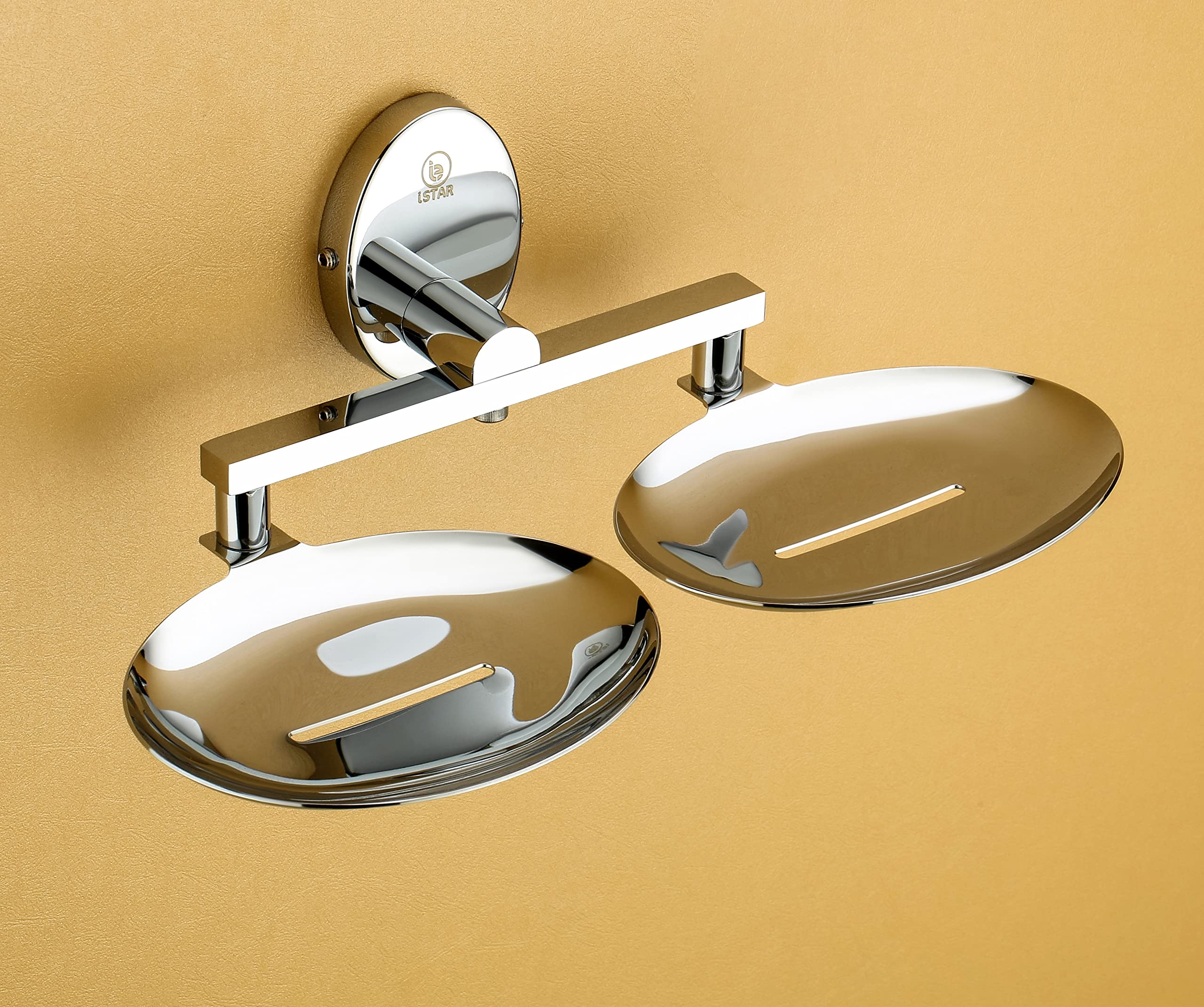 iSTAR Stainless Steel Anti Rust Corrosion-Free Soap Holder Soap Stand Bathroom Soap Stand/Bathroom Accessories Silver (Double Pack of 1) (B09GNSLKQ9) Amazon Price History, Amazon Price Tracker