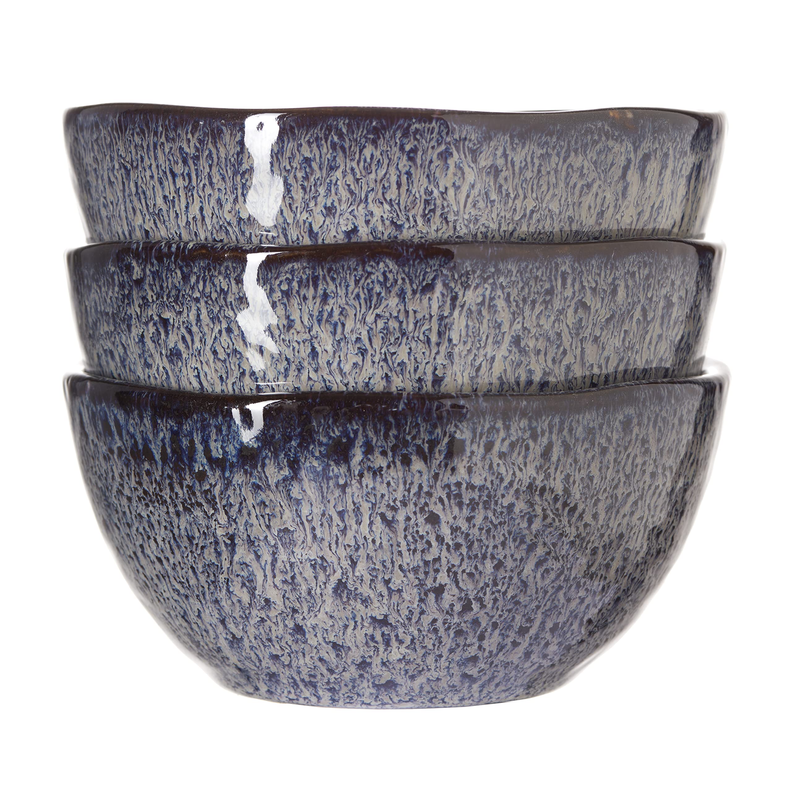 Leonardo Matera Keramik-Schalen, 6er Set, spülmaschinengeeignete Dessert-Schälchen, Müslischalen, Snack-Schüsseln, grau, Ø 12 cm, 380 ml, 018579 | hälchen, 1 mikrowellenfeste Snackschale, grau ø 12 cm 380 ml, 018579