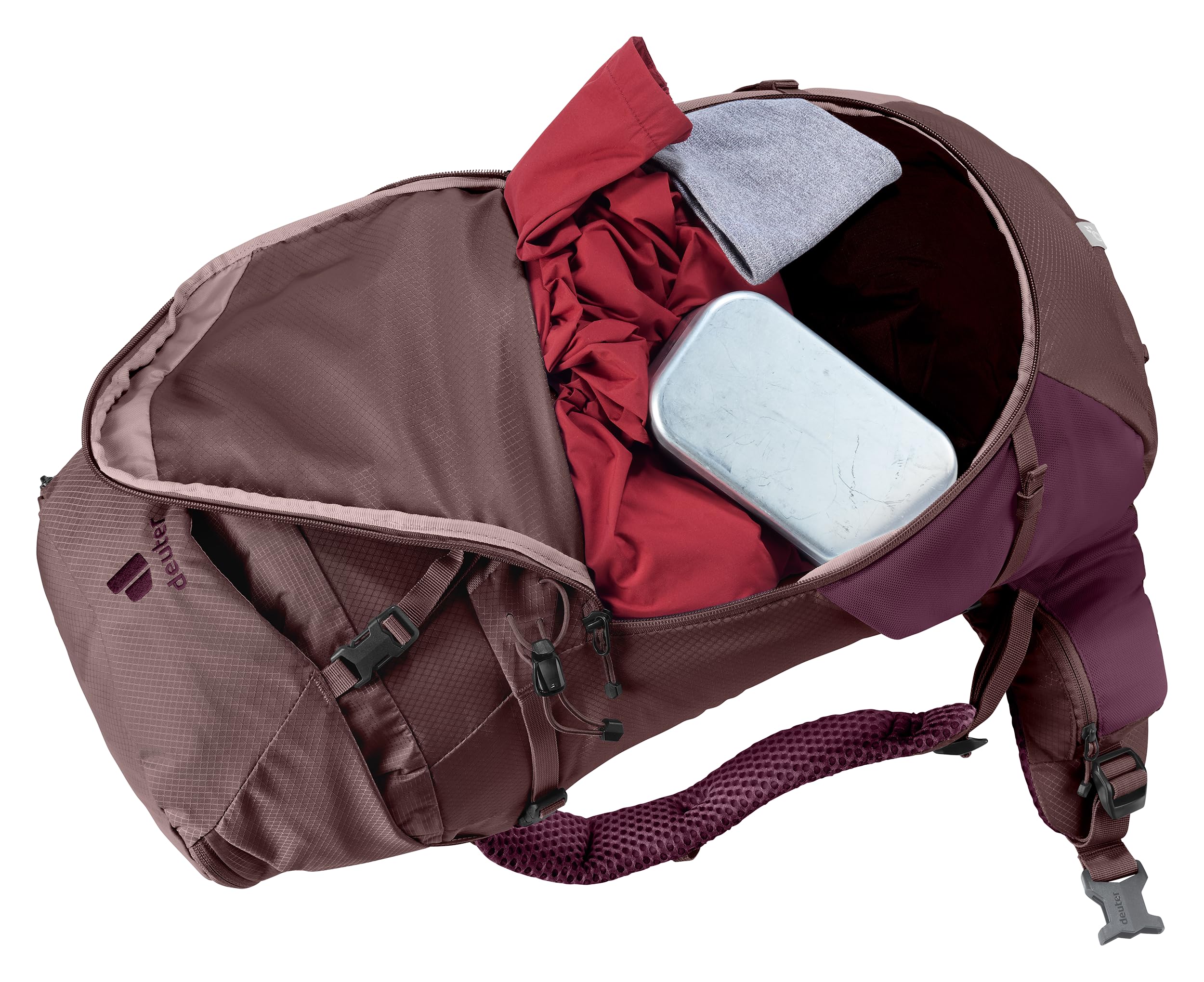 deuter Futura 24 SL Sac à dos de randonnée pour femmes avec dos en filet et housse de pluie