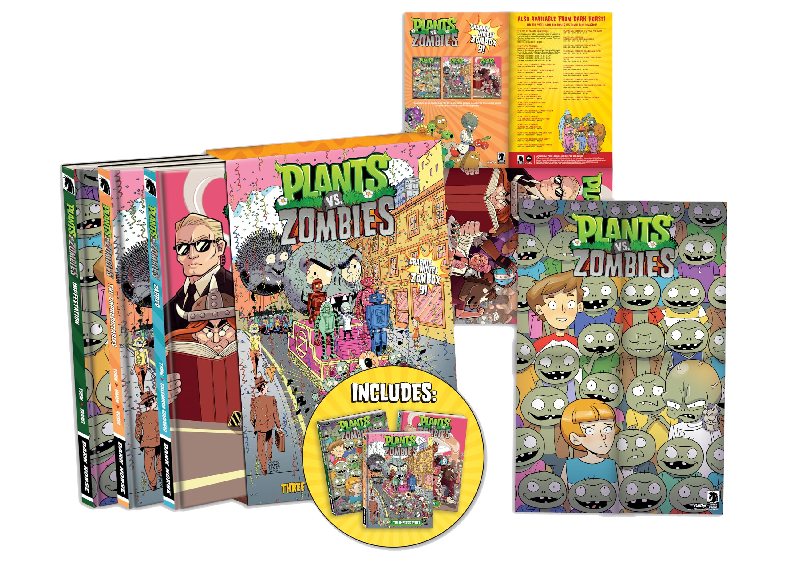 Plants vs. Zombies Boxed Set 9 by Cat Farris (Hardback Book)