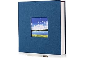 Large Blue Picture Book: Showcasing Memories with Grace