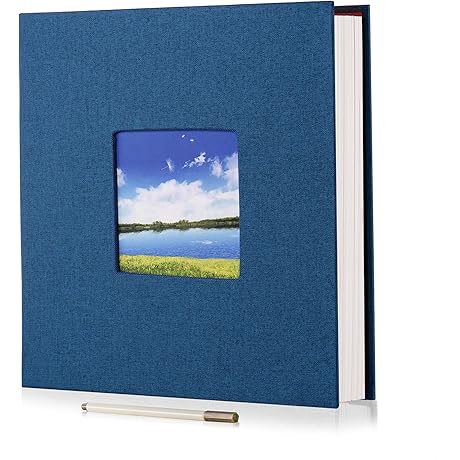 Large Blue Picture Book: Showcasing Memories with Grace