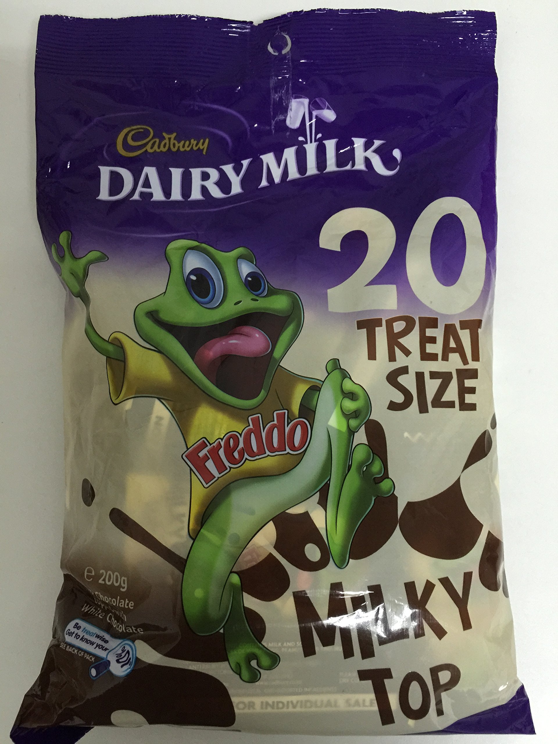 Buy Cadbury Dairy Milk Freddo Treat Size Milky Top Chocolate 200g