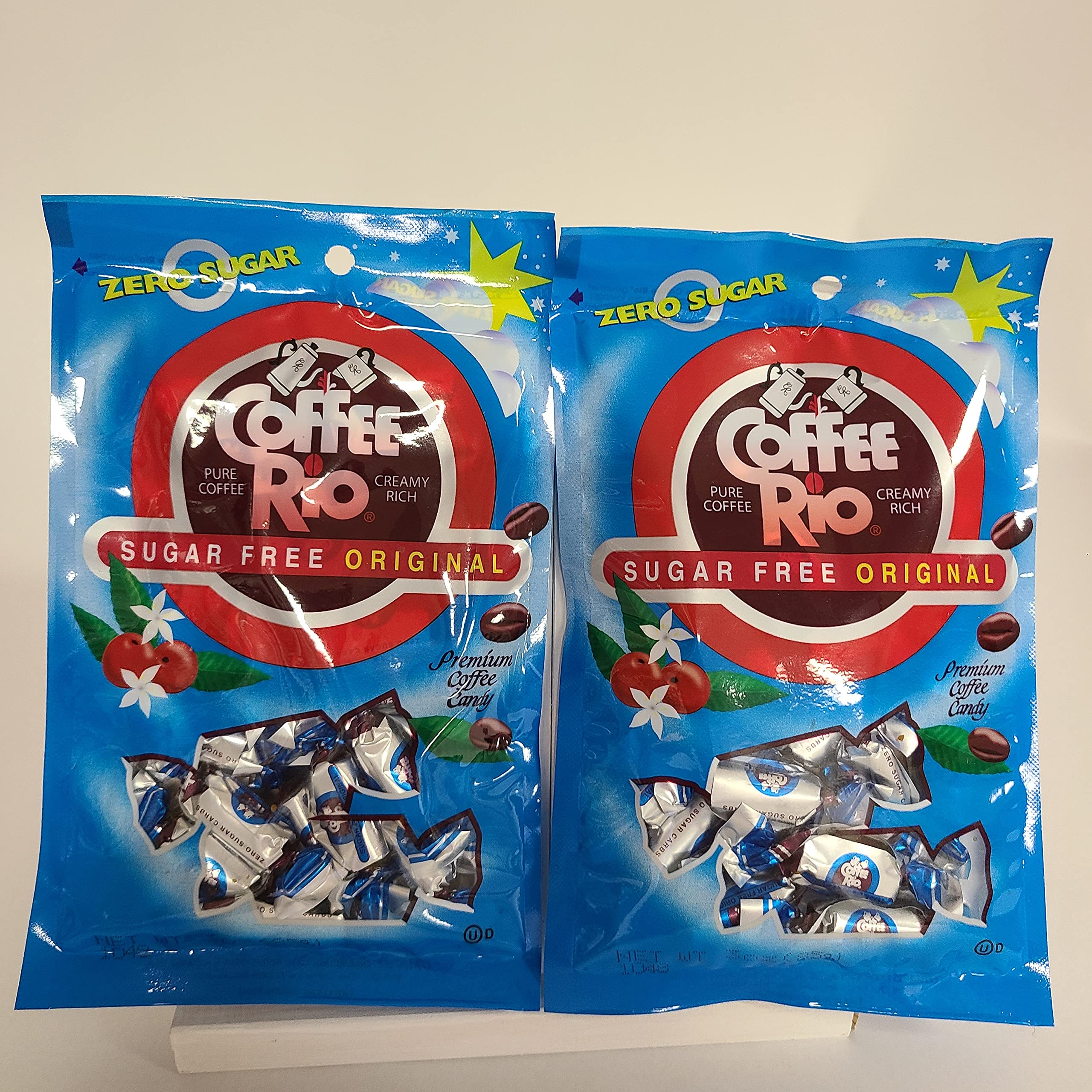 Two Bags Of Sugar Free Candy Original Coffee Rio