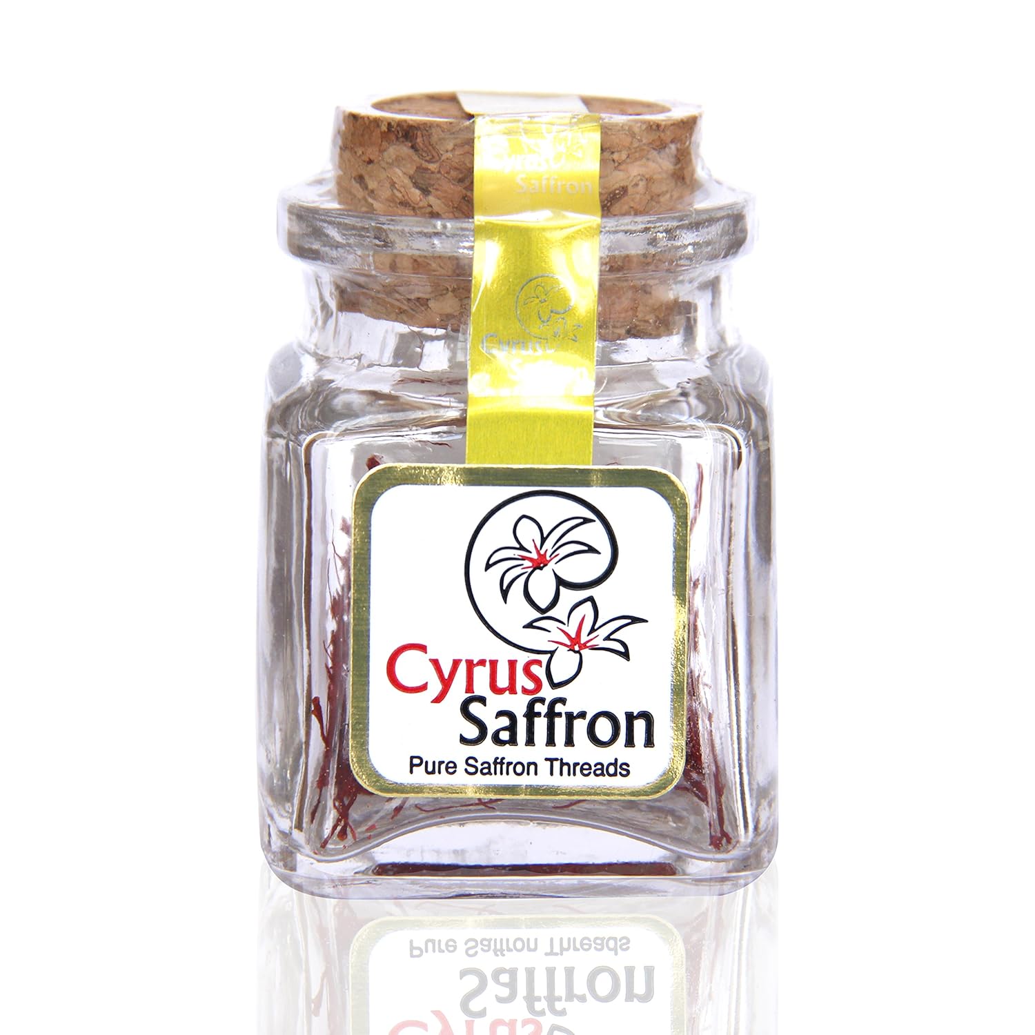 Cyrus Saffron Powder, 100% Pure 22 Karat Saffron Powdered Sargol Powdered (1 Gram) [SUPER NAGIN]-