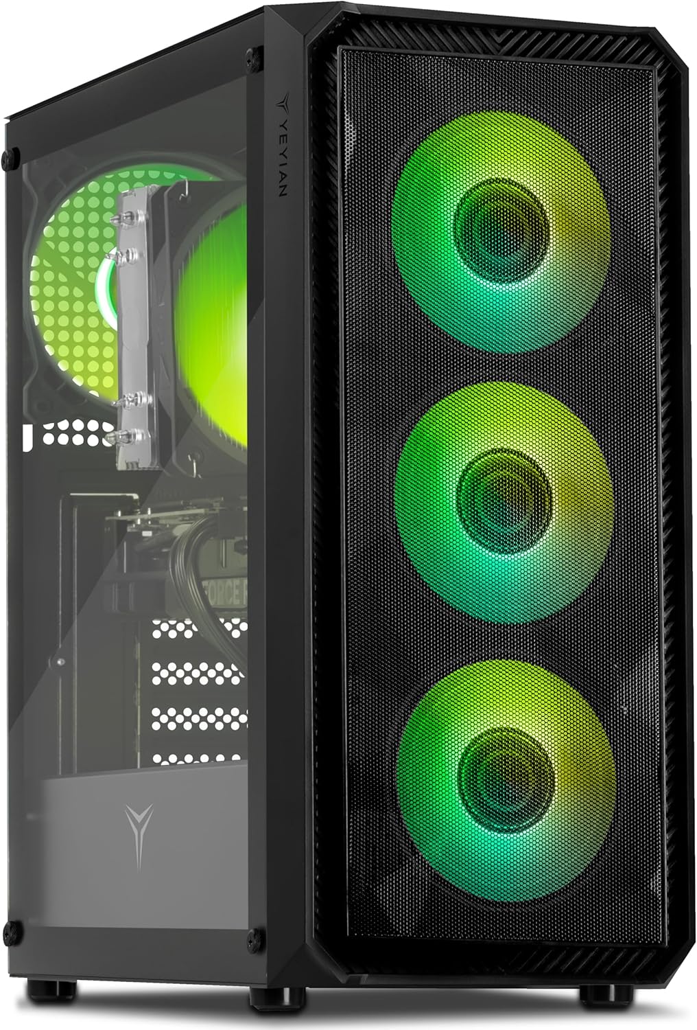 YEYIAN Gaming PC.Core i7 14700F, GeForce RTX 5060 8GB GDDR7, 1TB NVMe, 32GB DDR5, 650w 80+ Gold, Windows 11. Model YPI-TA265FC-5601N