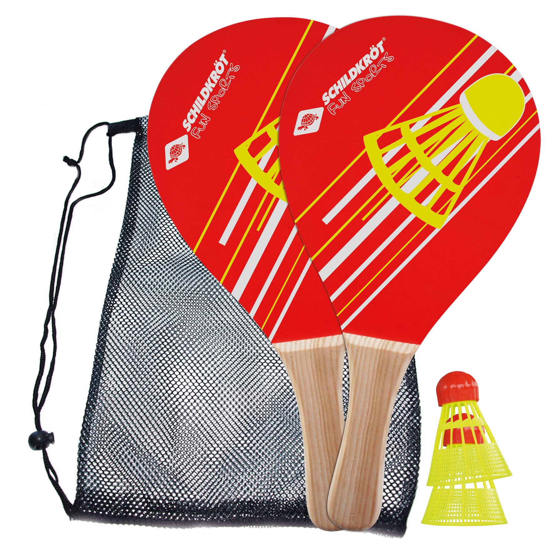 Donic Schildkröt Fun Sports Ballon de plage de vitesse-Rouge - 30 cm