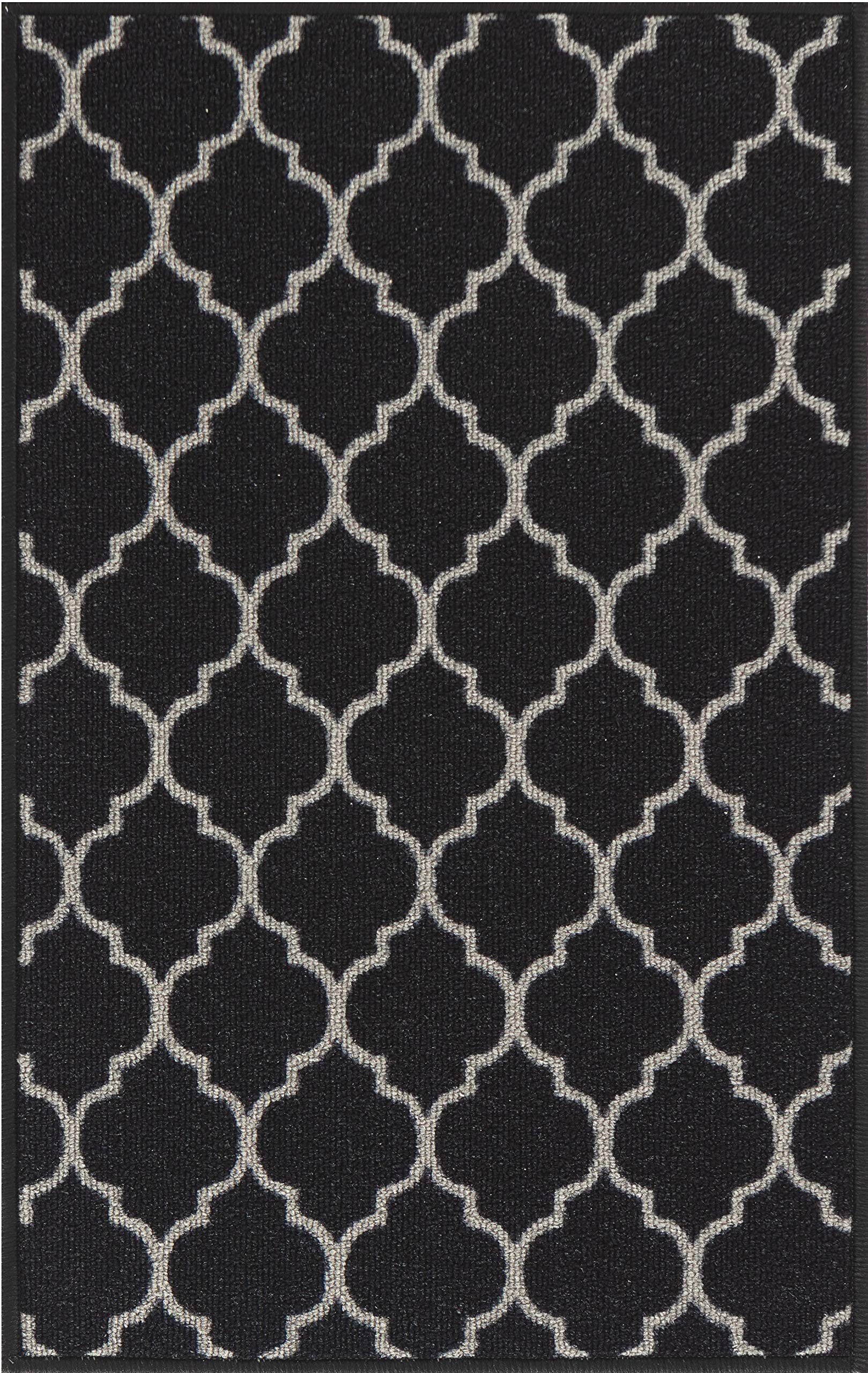 Serdim Rugs Washable Door Mat Kitchen Mats Non Slip Trellis Design Hall Runner- Indoor Door Mat - Hallway-Passage Corridor Doormats - Floor Mat — view 4