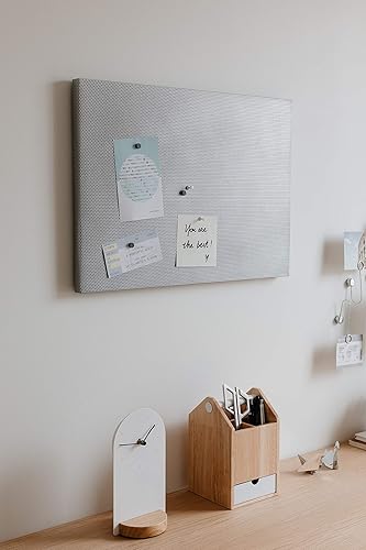 Miniatura 7 de Umbra - Tablón de anuncios magnético y para tachuelas Metal Gris L