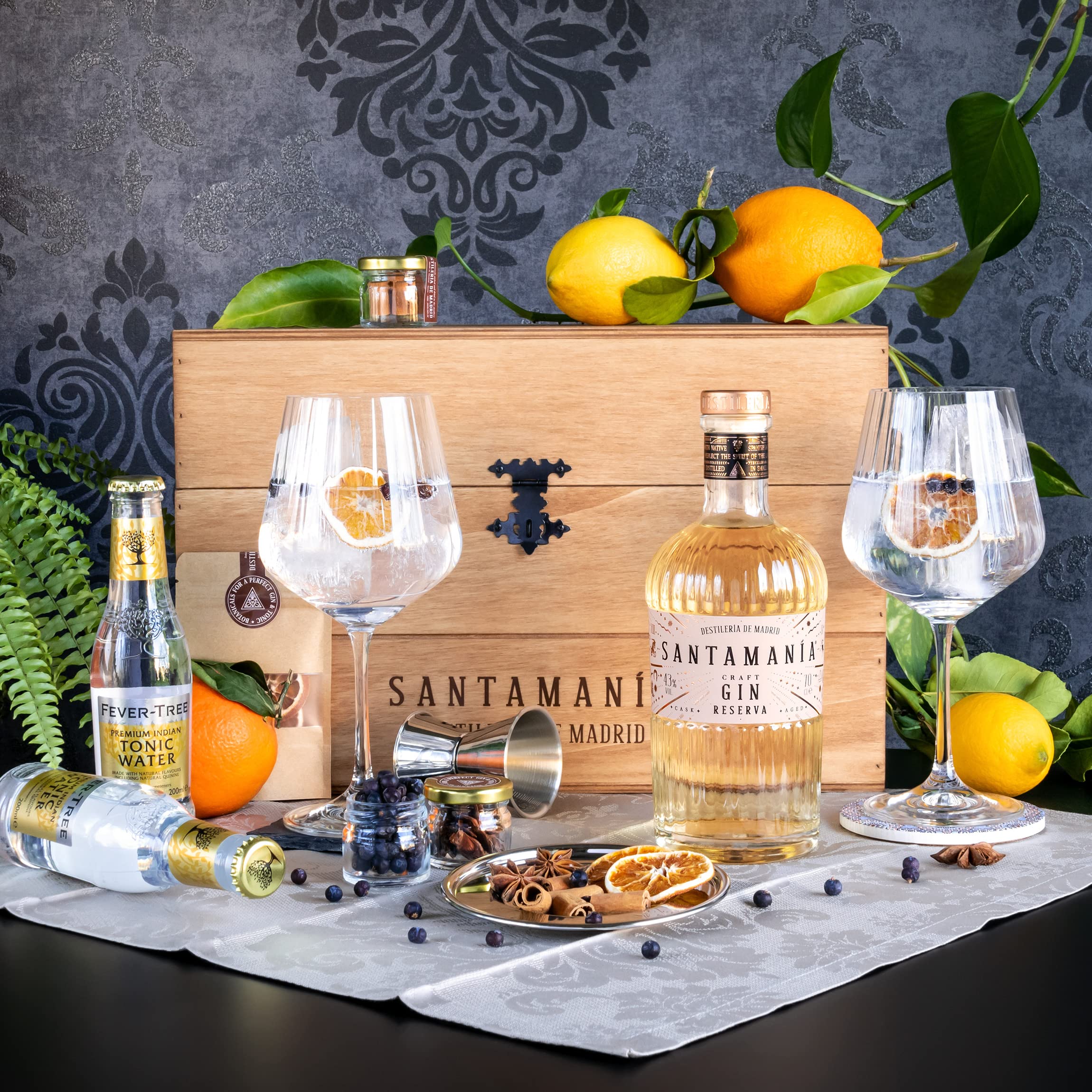 SANTAMANIA Gin Reserva – Cofre regalo Gin Tonic