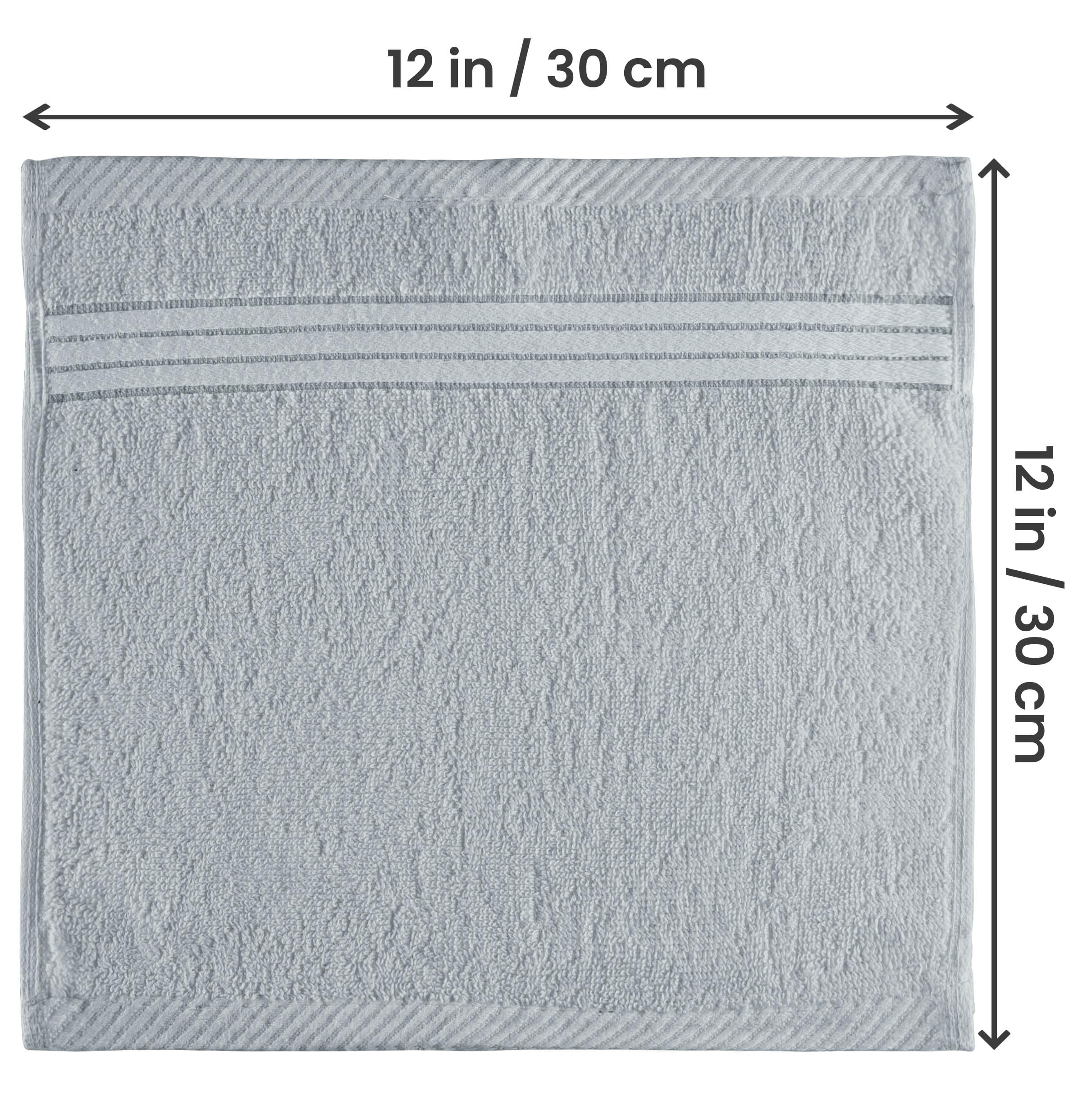Utopia Towels: Toallas de Algodón Grande para el Baño, Las Manos, La Cara, El Gimnasio y el SPA. 41 cm x 71 cm. Paquete de 6 (Gris Frío) | Toallas de mano ultrasuaves y altamente absorbentes, extragrandes y gruesas, calidad de hotel y spa, lavables a máqu