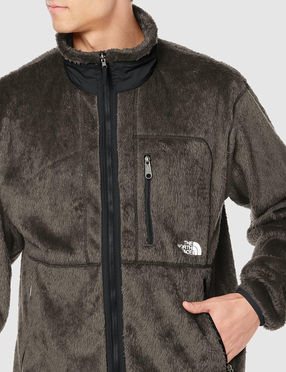 織り柄チェック タグ付き ジップインマグネバーサロフトジャケット