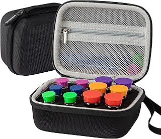 12 Slots Insulin Vial Holder, Insulin Organizer Bag, Peptide Case for Diabetics Standard 1ml 3ml 5ml and 10ml Vial