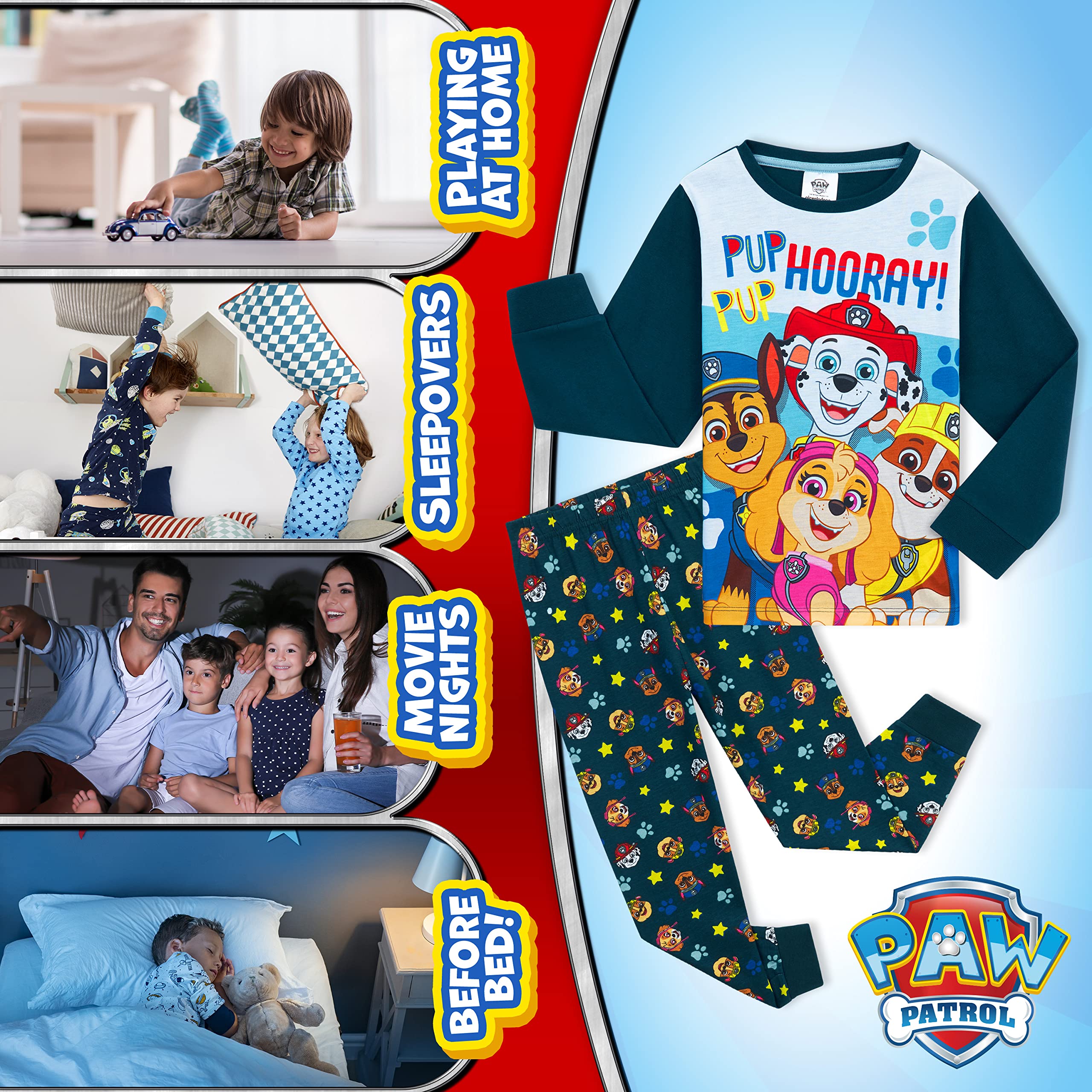 Paw Patrol Pigiama Bambino a Maniche Lunghe