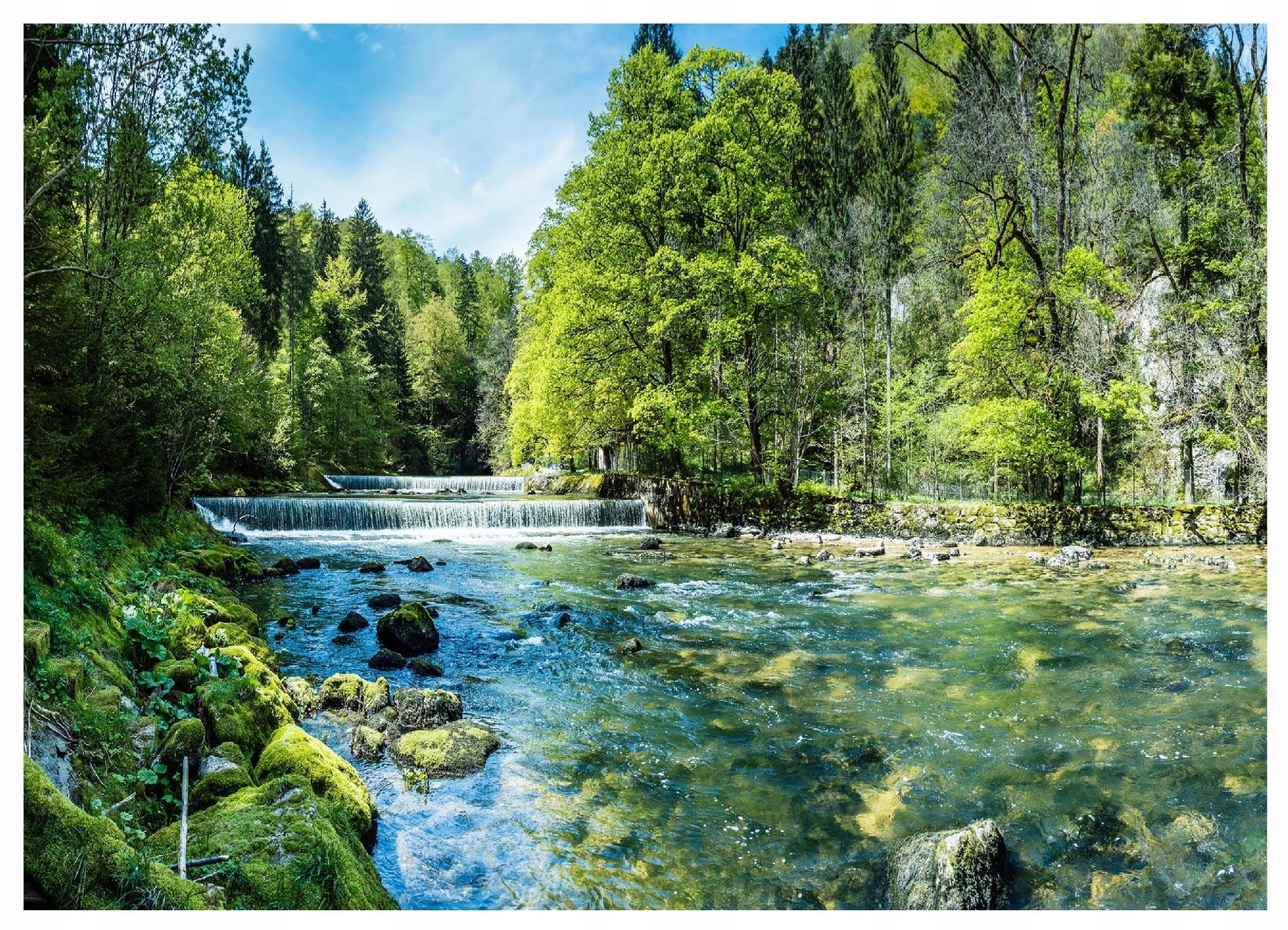 WallArena Vlies Fototapete, Landschaft, 400x280cm | Fototapeten - Tapeten - für Wohnzimmer Schlafzimmer - Vliestapete Wandtapete Tapete 3D Effekt- inkl. Kleister