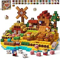 idoot 200PCS Magnetic Blocks Farm Animals STEM Building Toys - Sensory Play Set for Boys & Girls Ages 3+