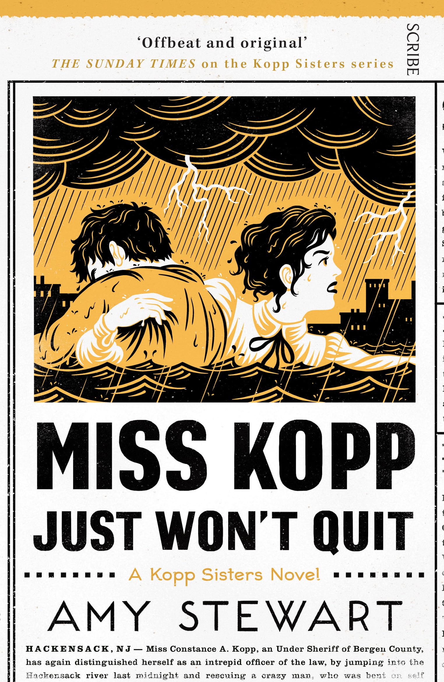Amy Stewart Unisex Multicolor Miss Kopp Just Won't Quit Paperback Book