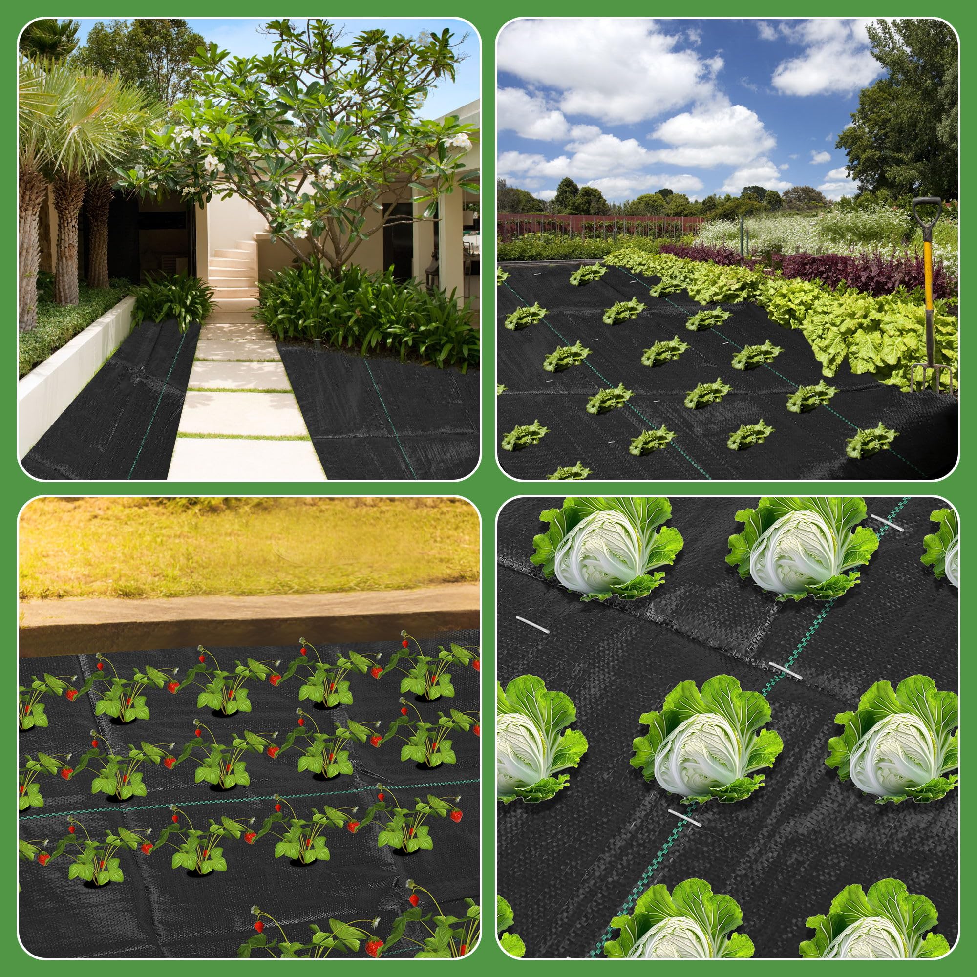 Toile De Protection Contre Les Mauvaises Herbes - Tissu Géotextile