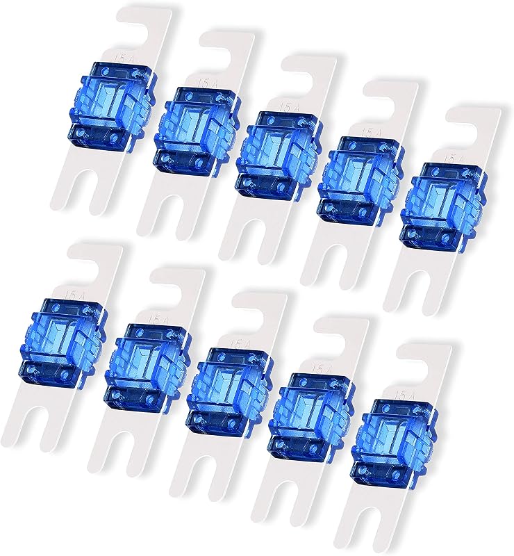 Fusível AFS Mini ANL Conext Link 15 A com lâmina niquelada AFS15-10 – 10 unidades