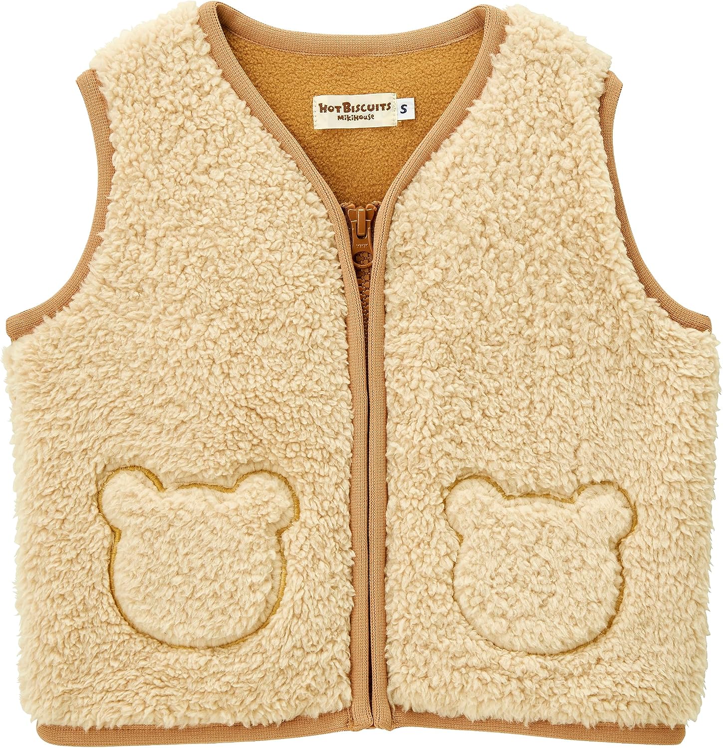Amazon.co.jp: [ミキハウス ホットビスケッツ] ベスト 男の子 女の子 