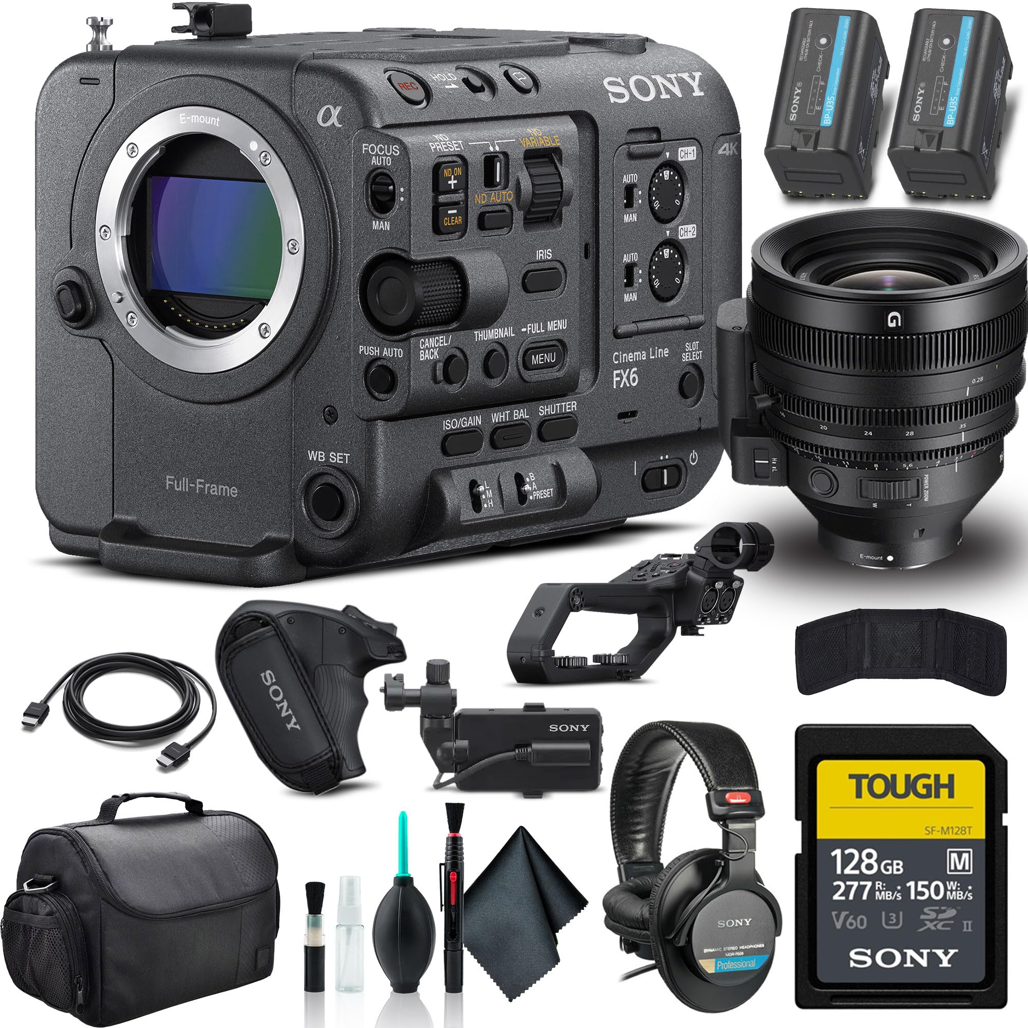 Amazon.com : Sony FX6 Full-Frame Cinema Camera Body Only ILME-FX6V