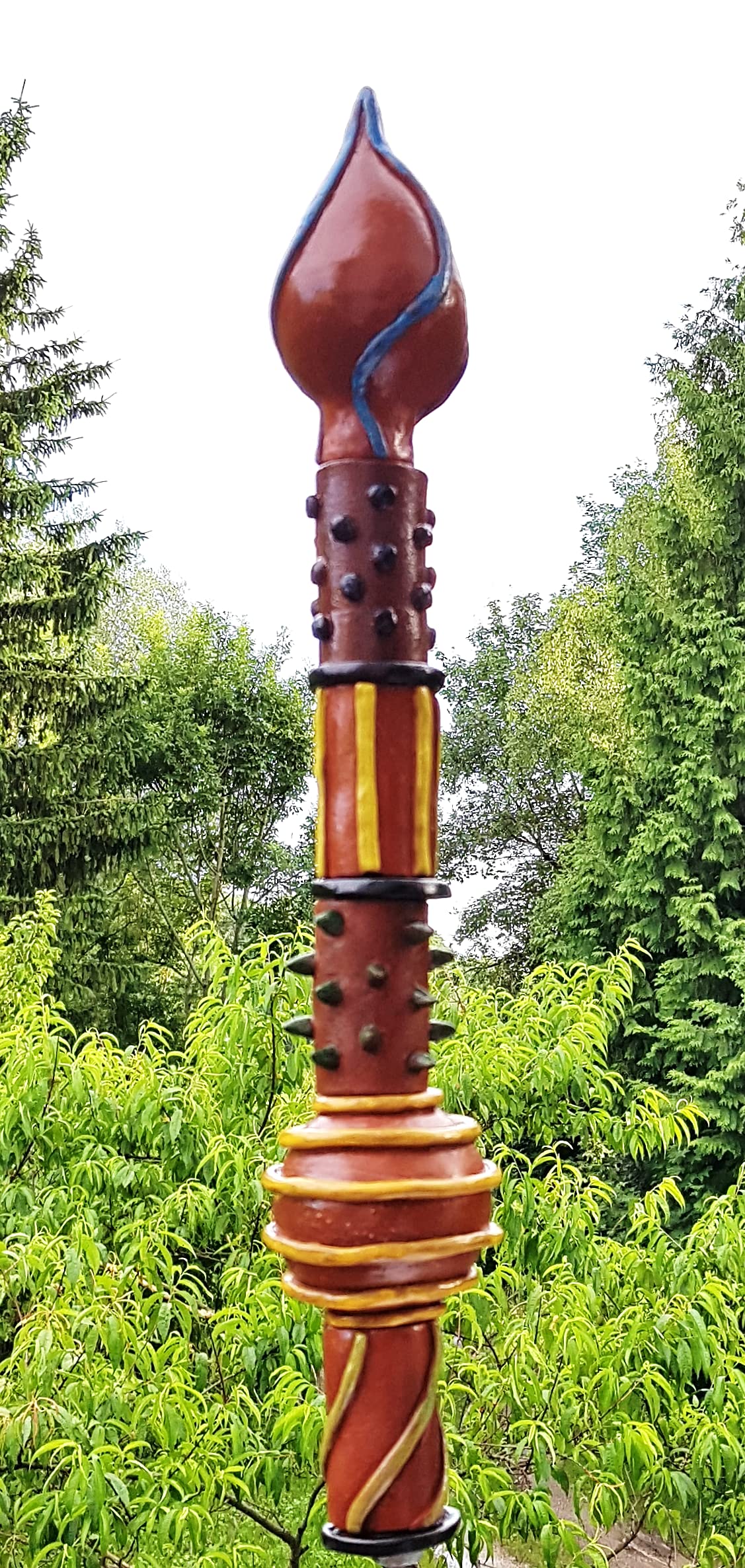 Gartenstele Keramik Handarbeit 55 cm"1001 Nacht" 9 Teile