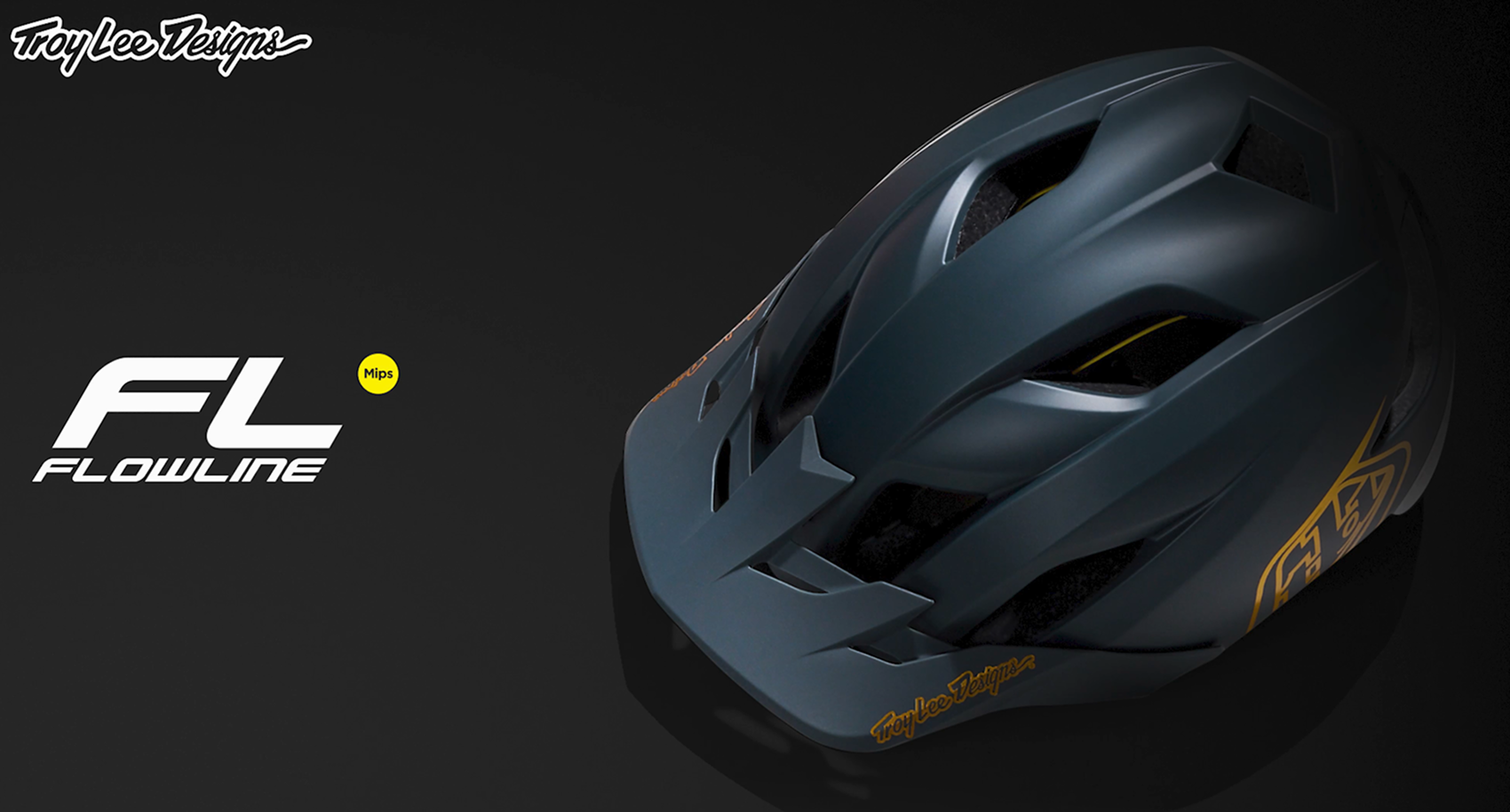 Casco Troy Lee Designs Flowline Mips 2025 Para Bicicleta De Rojo (infra
