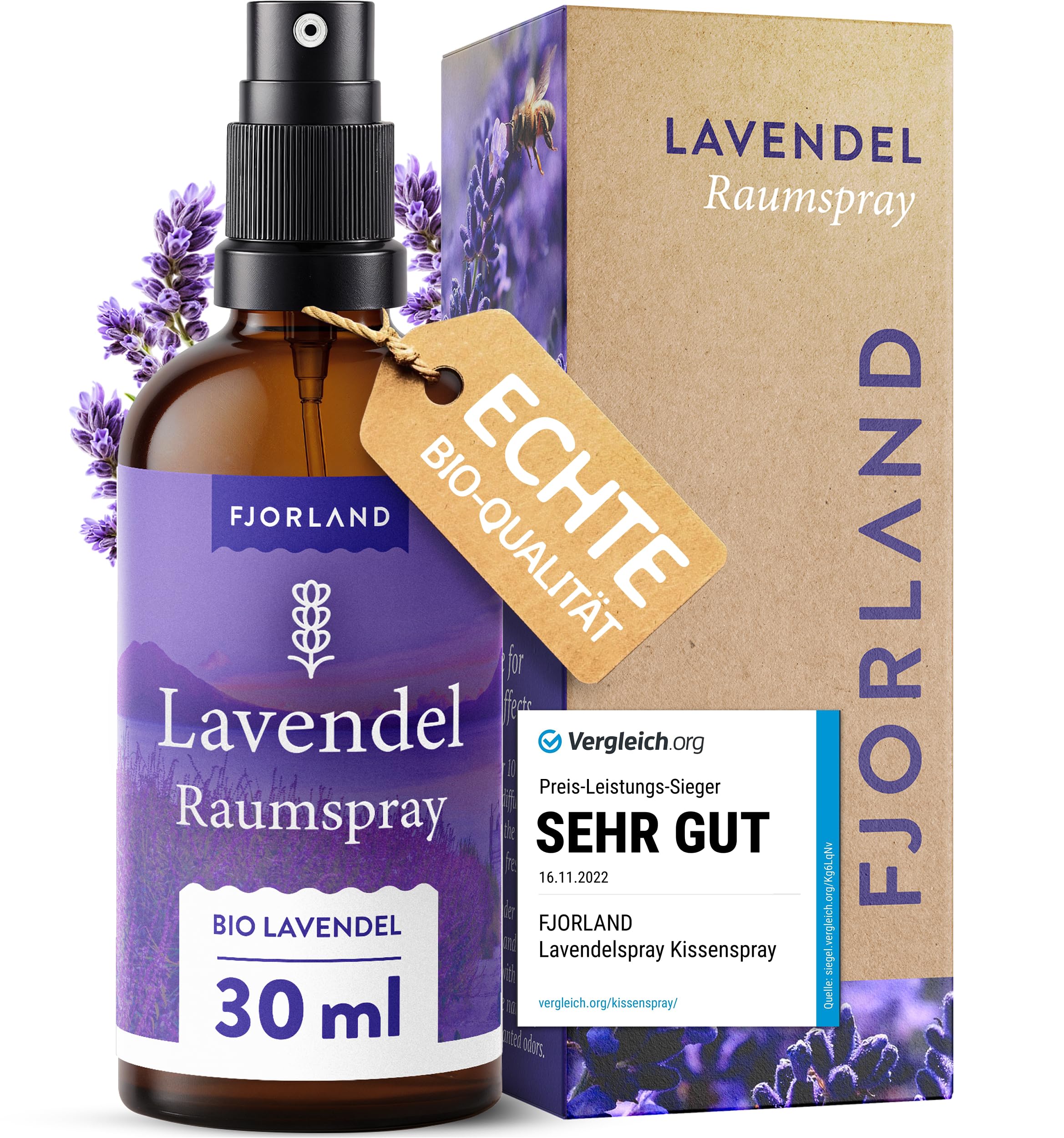 Fjorland Kissenspray FJORLAND Lavendelspray 100ml Bio