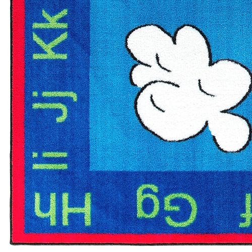 Miniatura 7 de Flagship Carpets Happy World - Alfombra educativa para el aula de los niños, el hogar y la escuela sala de juegos o dormitorio de los niños, 3 x 5