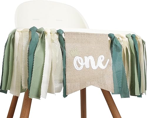 Miniatura 7 de Wild One - Cartel para silla alta de primer cumpleaños con temática de safari