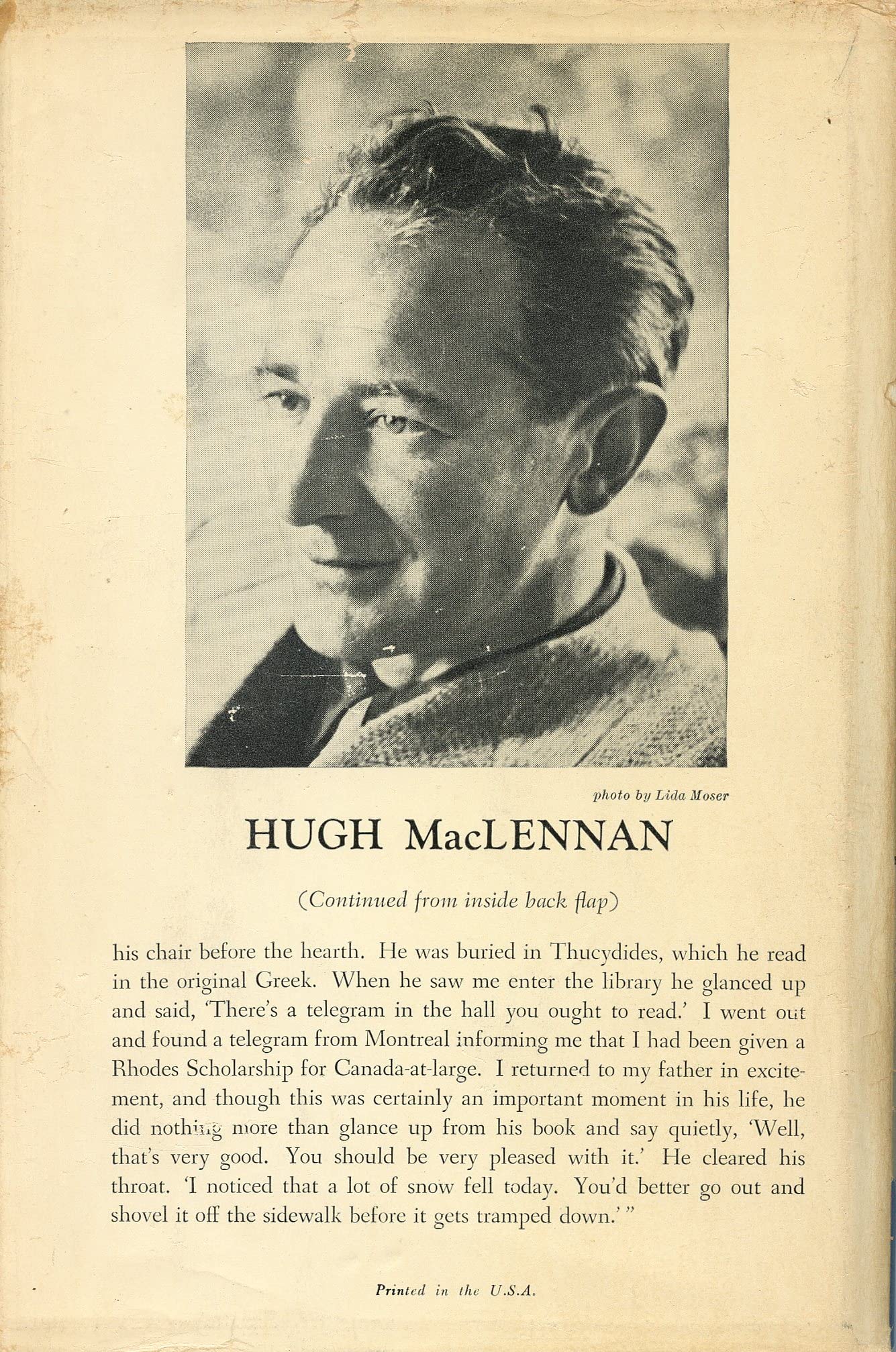 Hugh MacLennan
