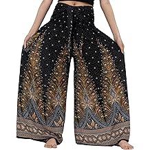 Women's Boho Palazzo Pants Yoga Wide Leg Pants