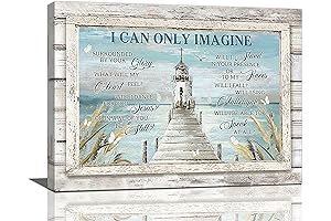 Christian Lighthouse Wall Art: Inspiring Scripture & Cross Decor
