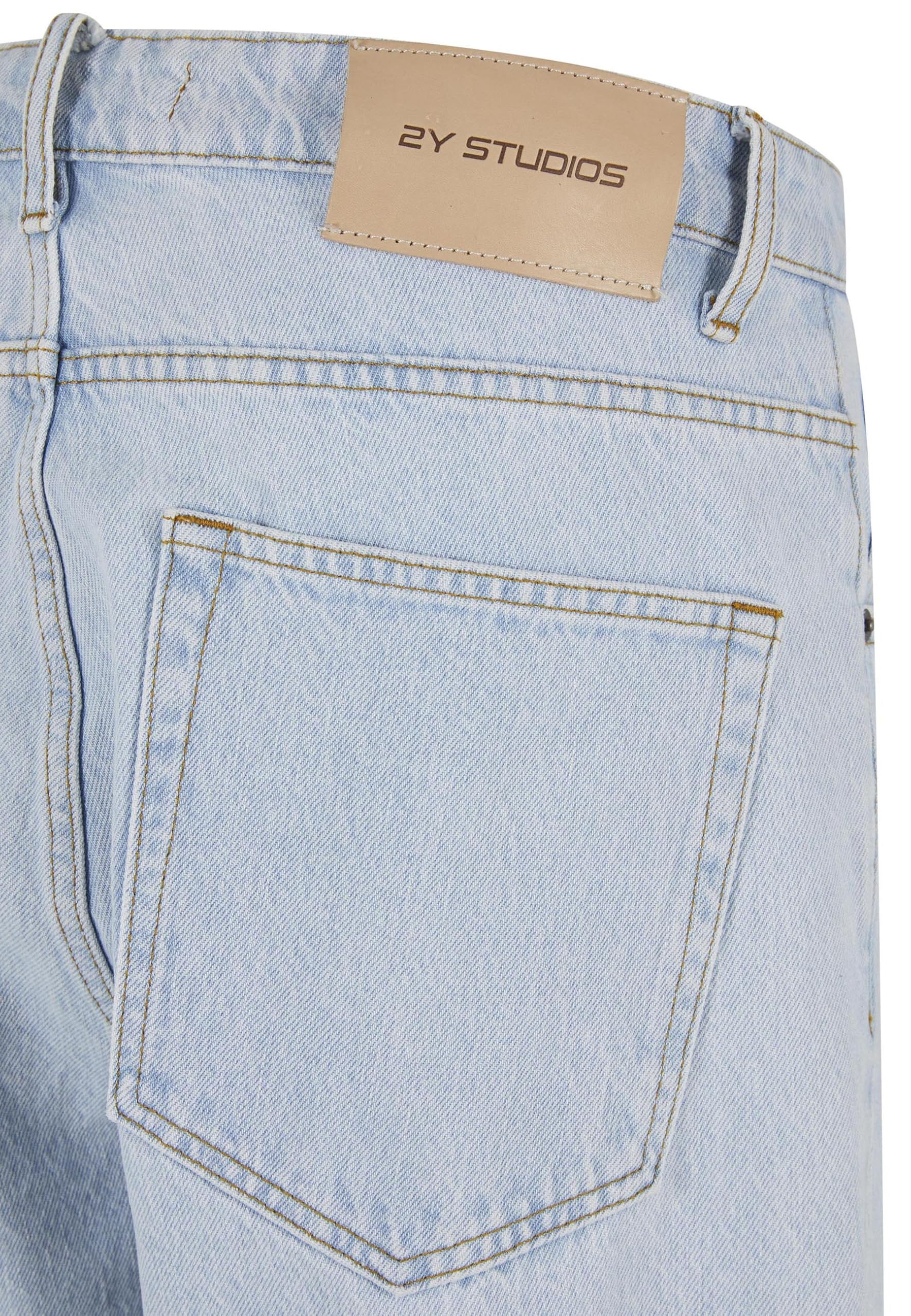 Herren Baggy Jeans Adrik Basic raw Blue