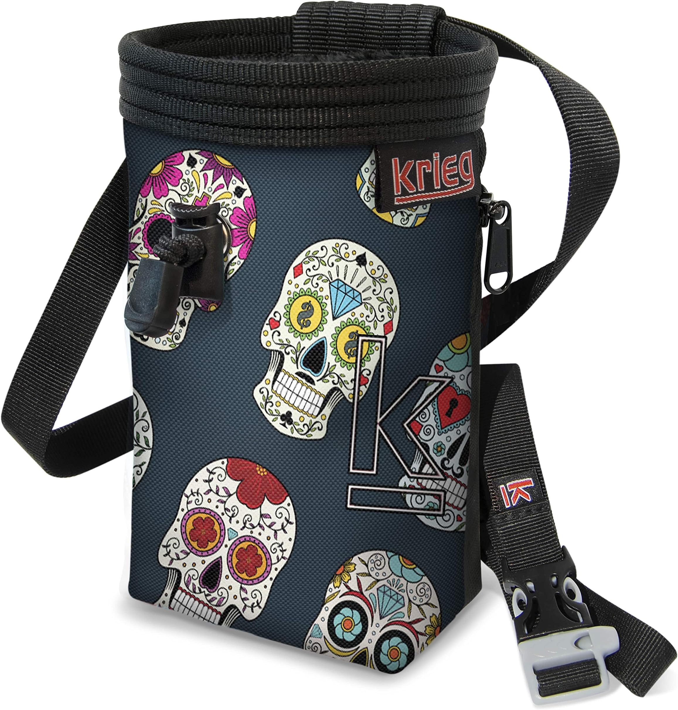 Krieg Climbing Candy Skull Chalk Bag