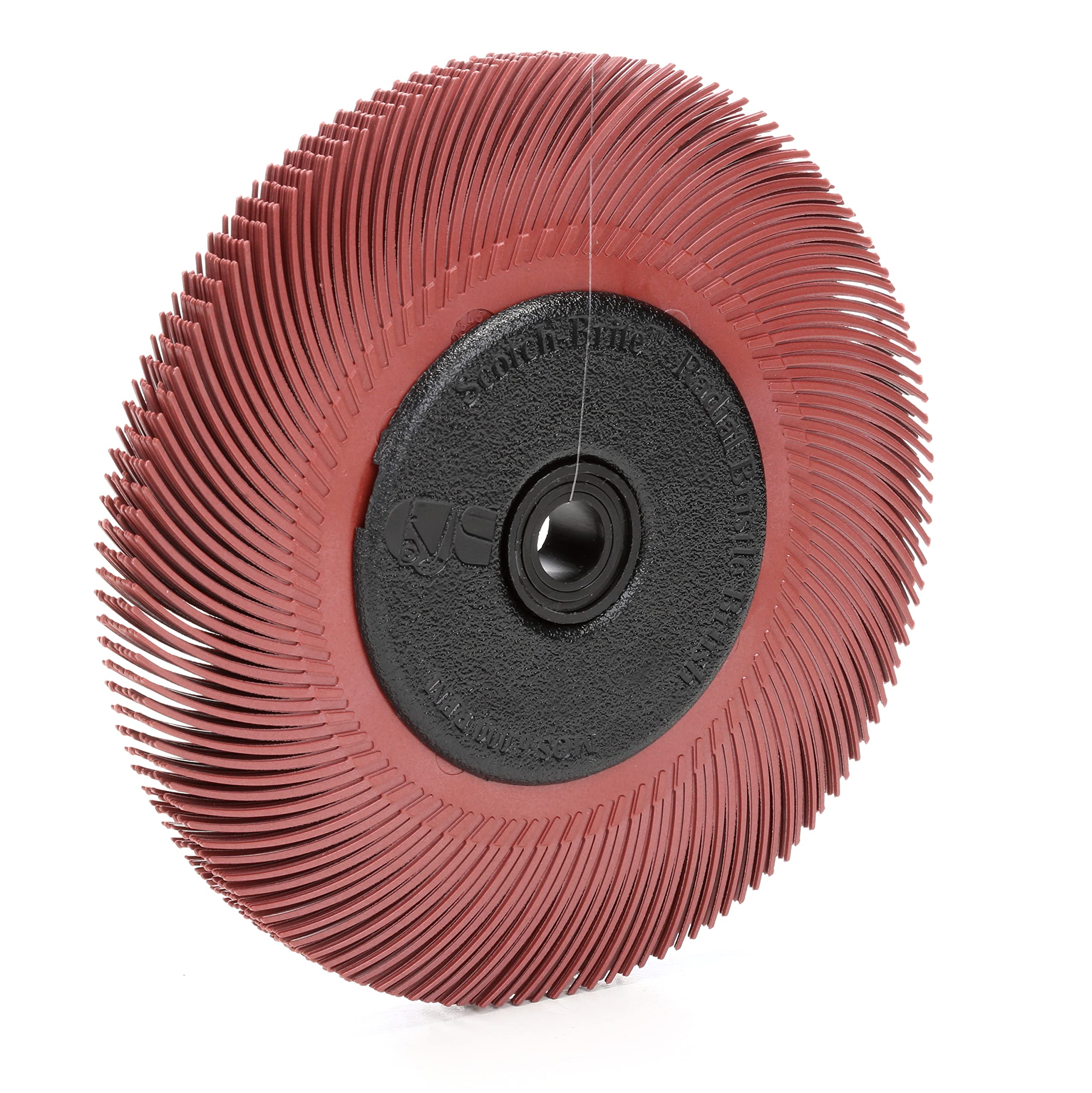 scotch-brite (TM) con setole radiale, ossido di alluminio, 6000 rpm, 6 diameter x 7/16 larghezza, 200 (confezione da 1)