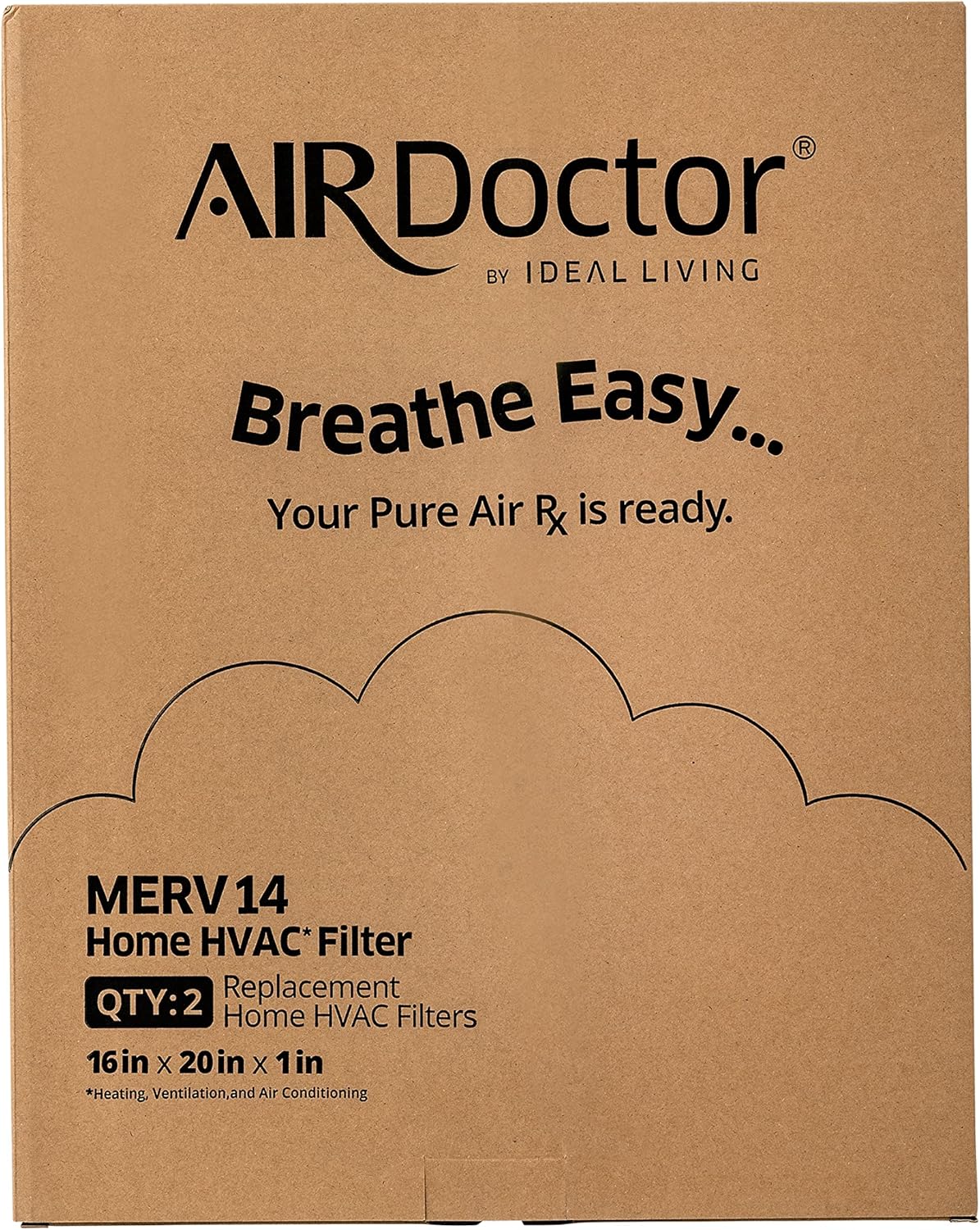AirDoctor MERV 14 HVAC Pleated Filter Available in 6 Sizes. Captures 96% of Pollutants 1-3 Micron in Size. Captures Impurities From Air to Protect Your HVAC System and Purify Air in Your Home.