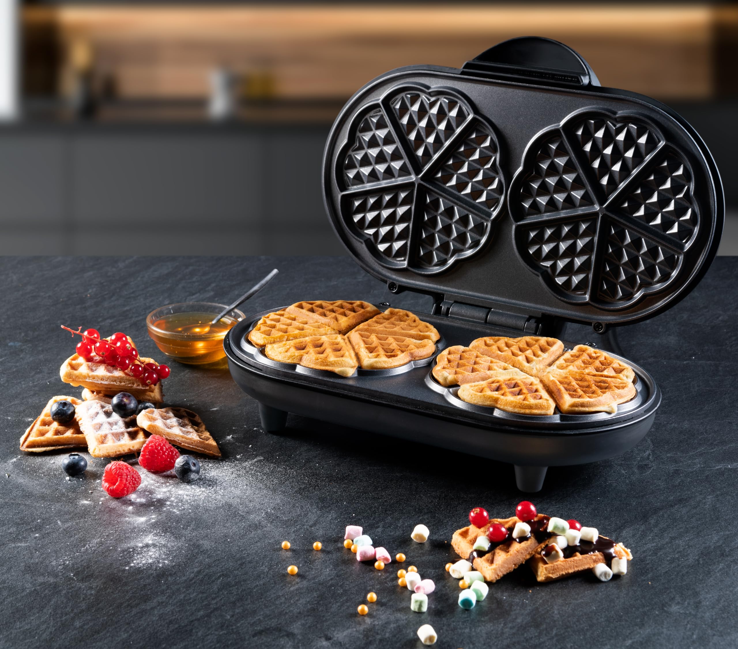 Gofrera Doble Bestron Gofrera Para Gofres Clu00e1sicos De