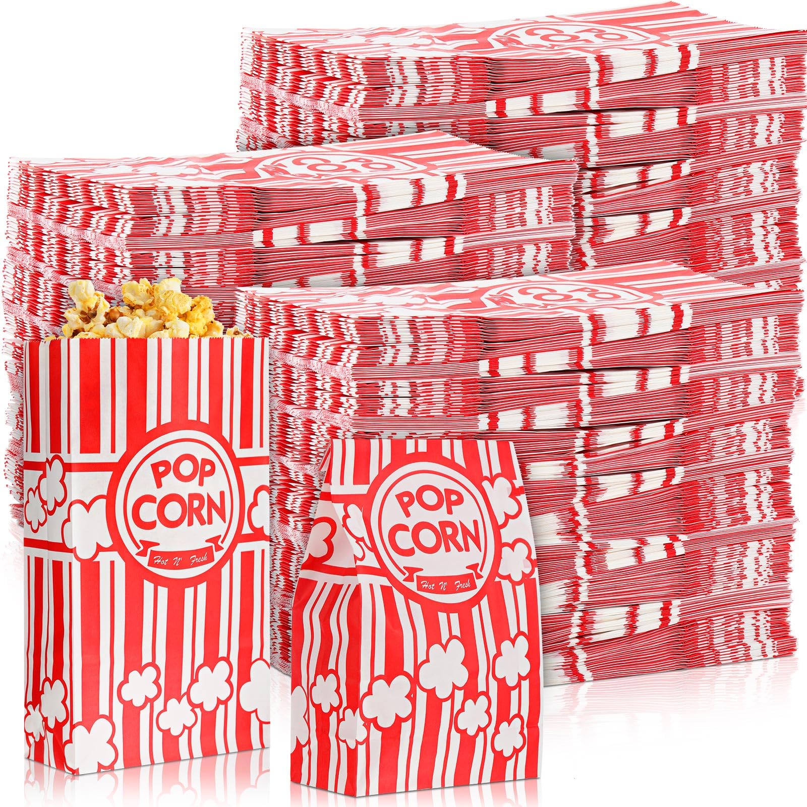 Sacs à popcorn rétro pour vos soirées cinéma et anniversaires en grand comité