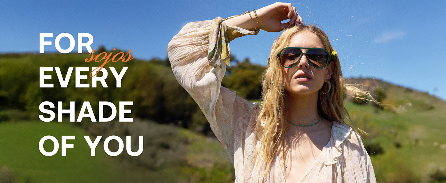 Sojos Polarized Aviator Women Brown Retro Double Bridge Sunglasses Eyewear SOJOS Trendy Aviator Sunglasses for Womens Mens Bermuda | Ubuy main image 2